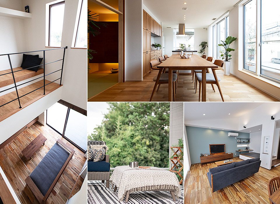 木に囲まれた空間で暮らす心地よい住まい