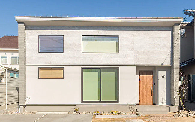 金沢市直江南街なか展示場（平屋）