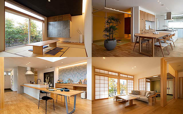 タイプの異なる多数のモデルハウスを自由に見学OK！