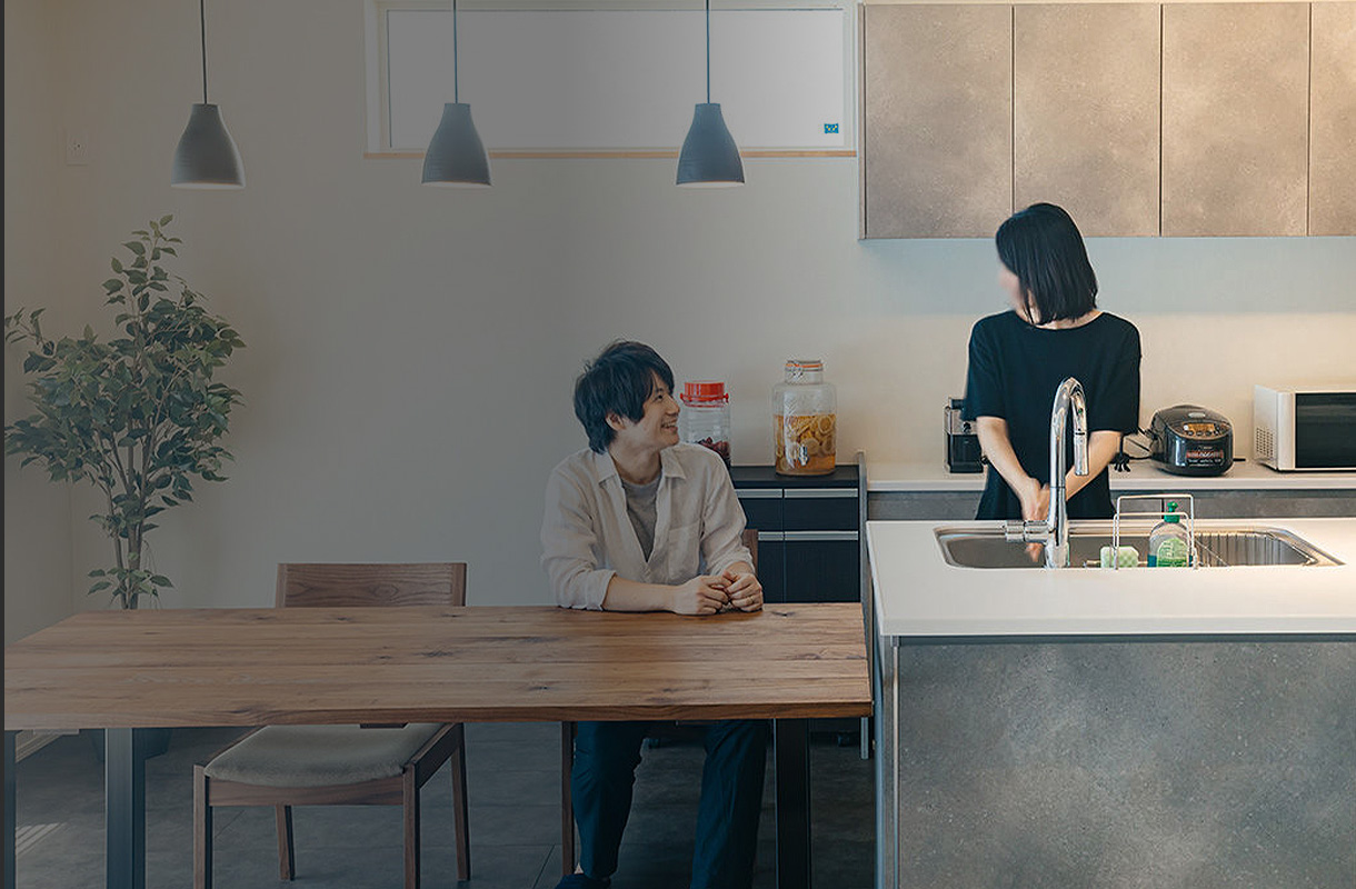 ゆとりと使いやすさが同居した洗練された住まい。