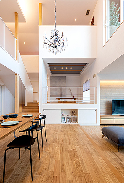 「古き良きもの」と「新しさ」がうまく交わった永く住み続けられるお家。