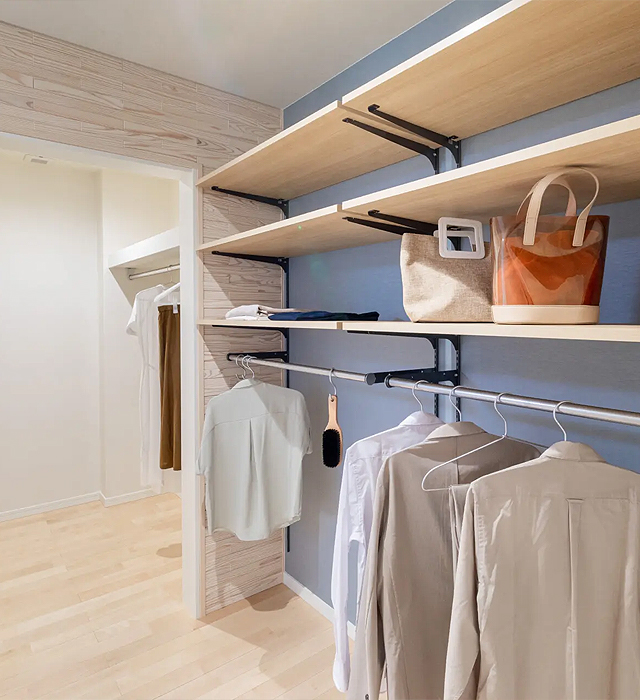 ファミリークローゼットのある暮らし