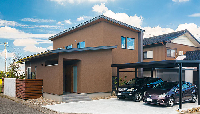 ゆとりと使いやすさが同居した洗練された住まい。