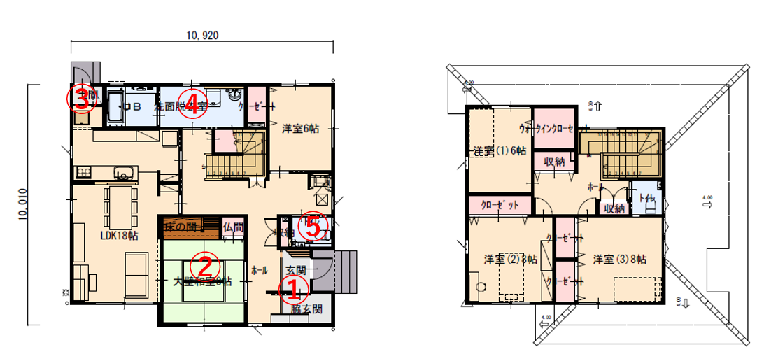 和室で憩いの時間を楽しむ家