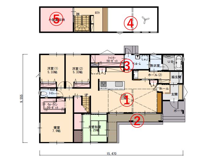 L型の縁側が印象的なゆったりと暮らす平屋の家