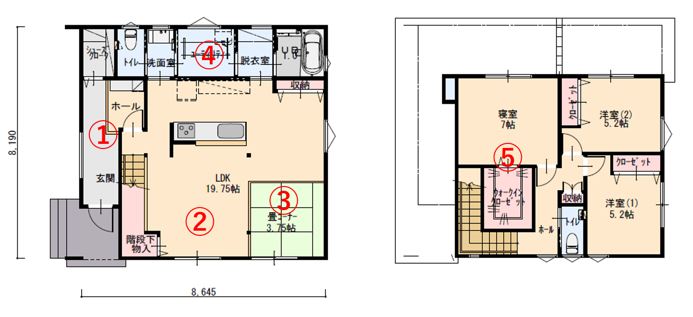 開放的なLDKと収納計画にこだわった快適に暮らせる家