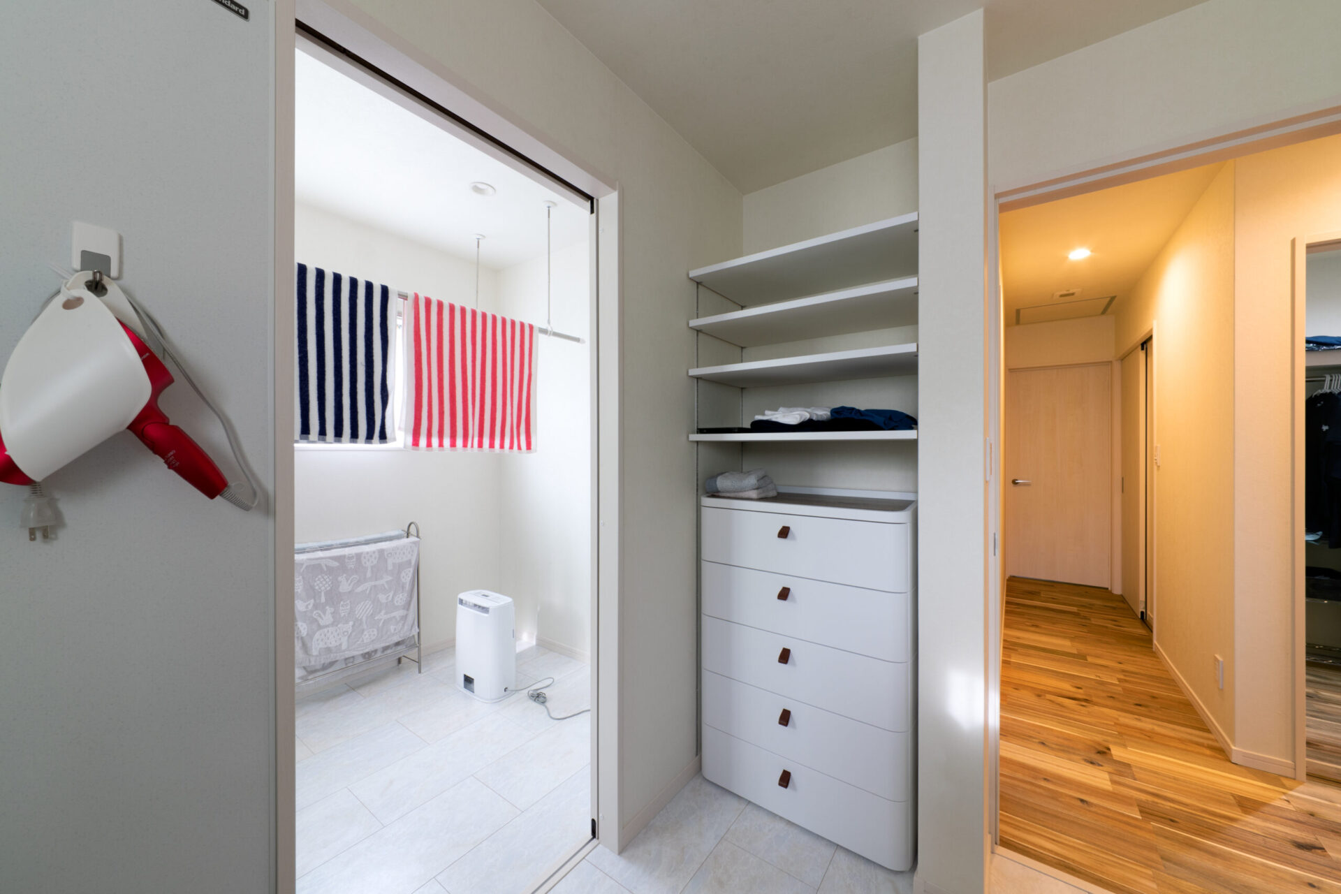 適材適所の収納充実と家事動線の考え抜かれた平屋