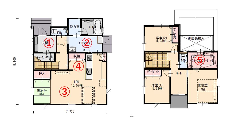 共働き夫婦でも忙しい毎日を効率的に過ごせる家