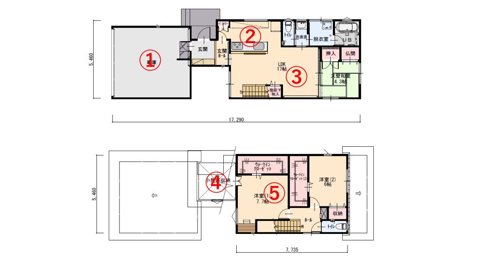 車好きにはたまらないインナーガレージ付きの家
