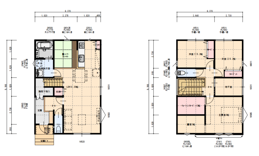 家事ラクのための動線がそろった子育て家族のためのお家
