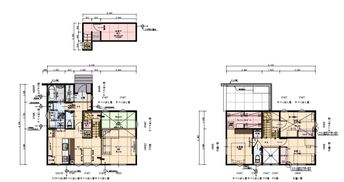 豊富な収納スペースを兼ね備えた充実の家