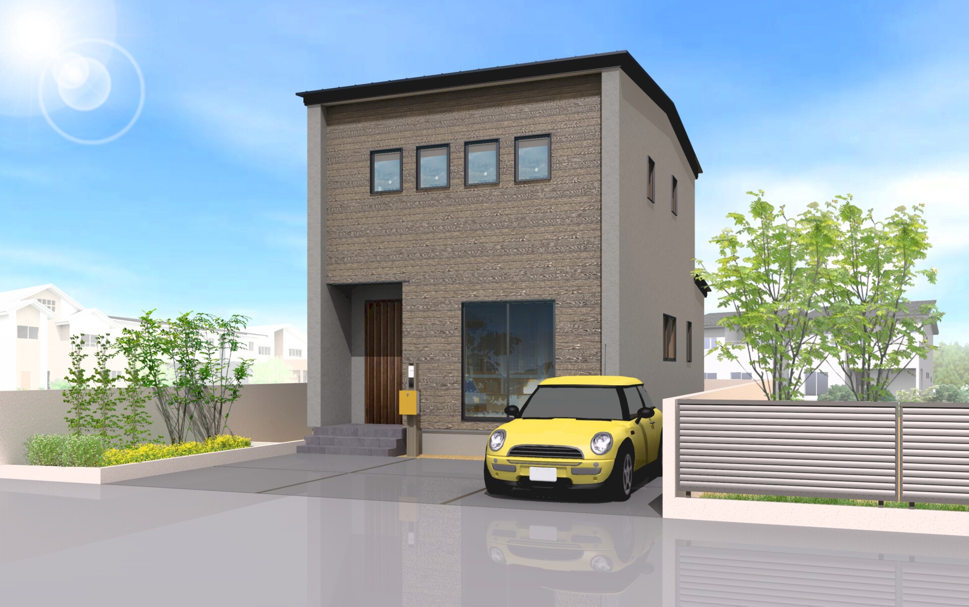 コンパクトながらも機能的な暮らしやすい家