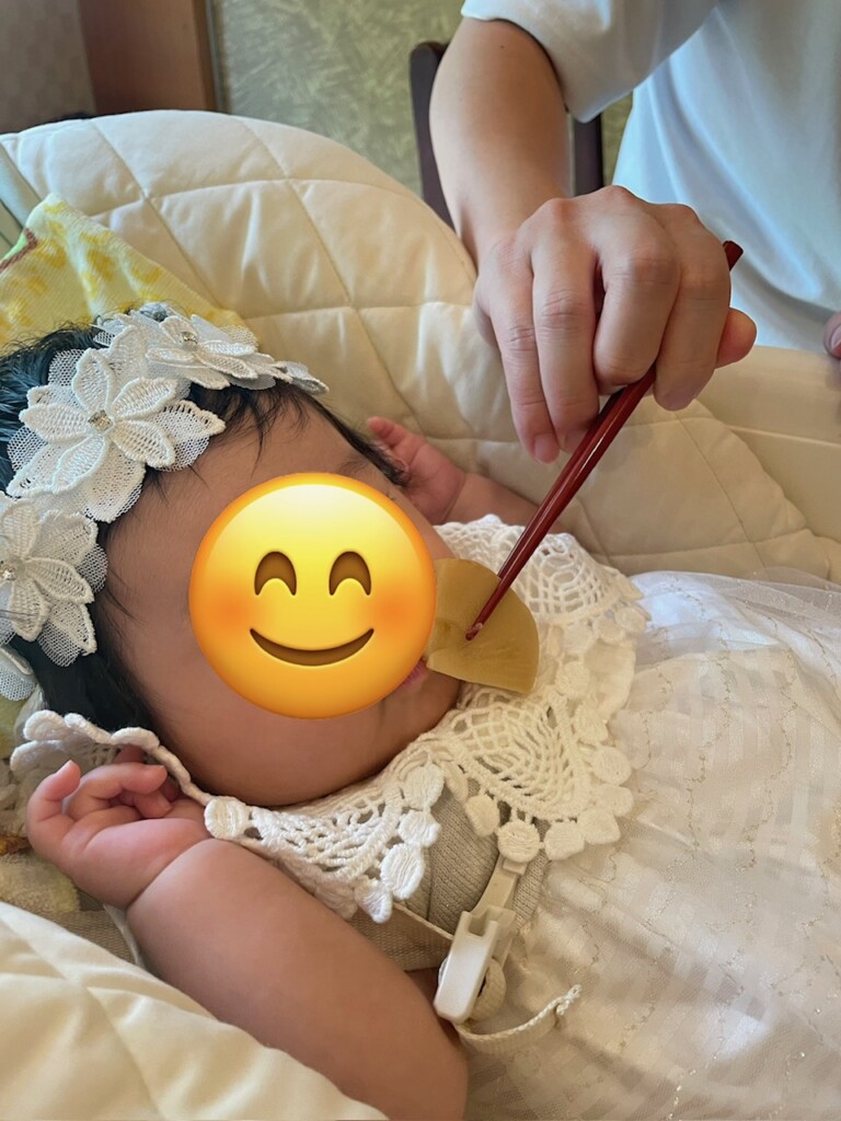娘のお食い初め